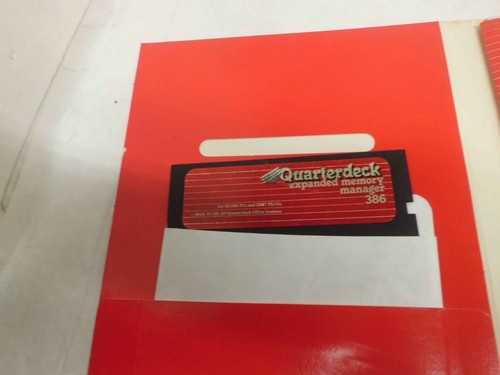 Quarterdedk 386 QEMM versions 5.1 ON 5.25inch diskette, 30 days return, open box - Afbeelding 10 van 10