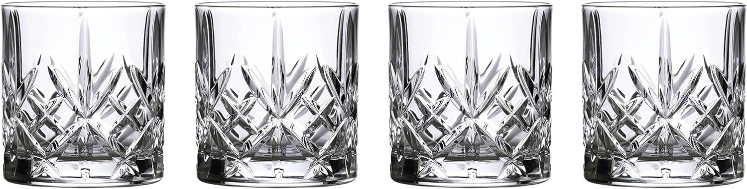 Waterford Crystal Double Old Fashioned Glasses Set of 4