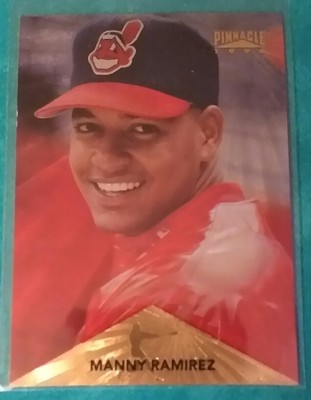 1996 PINNACLE STARBURST MANNY RAMIREZ #18 INDIANS RED SOX RAYS WHITE SOX