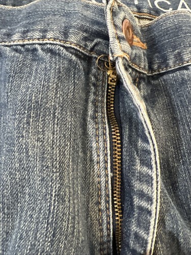 Nautica Jeans Mens Size 42 x 30 Straight Fit Heavyweight Denim Cotton Zip Fly - Picture 5 of 18