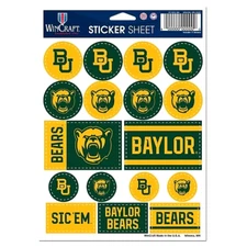Baylor Bears Vinyl Die-Cut Sticker Set / Decal Sheet *Free Shipping