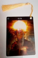 SUN Sign Bookmark Astrology Oracle Card Art Gift Purified & Charged