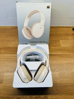 Edifier W820NB Plus Wireless Headphones Noise Cancelling Bluetooth Ivory