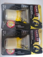 Lot of 2 Yellow Face and Body Paint with Sponge Applicator Game On 1oz. Each