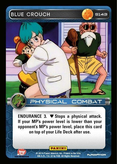 DBZ Dragon Ball Z TCG Card Panini Premiere S143 Blue Crouch | eBay