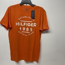 NWT Boys Tommy Hilfiger Short-Sleeve Tee Orange Youth Size XL 20