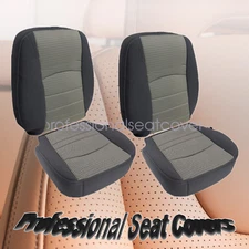 2009-12 Fits Dodge Ram 1500 2500 3500 Replacement Cloth Front Seat Cover Gray