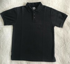 ALL UNIFORM WEAR BOYS BLACK POLO SHIRT SIZE 10       -       A9/17