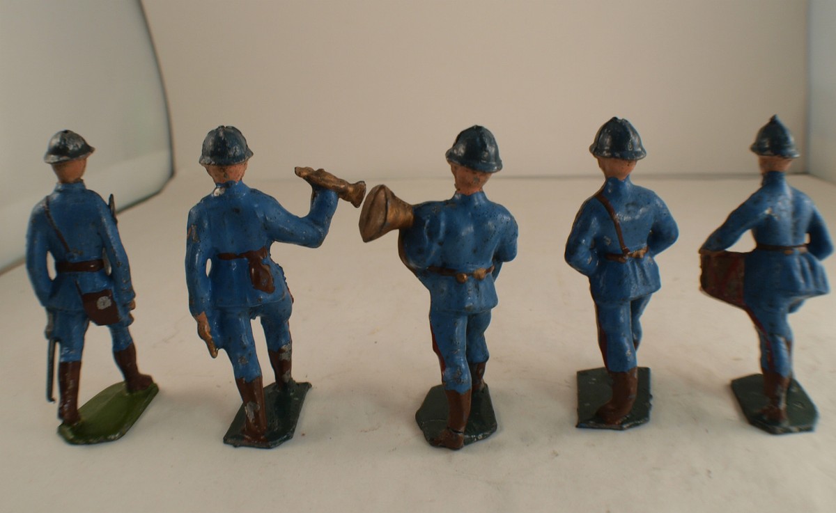 Lm XR Bündel Von 5 Soldaten 1914/1918 Musik Fanfare