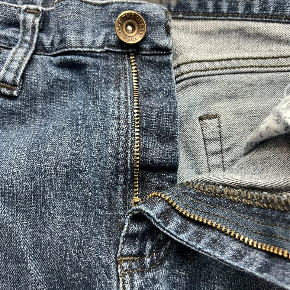 Jeans VANS Talla 14 Juveniles Rectos Elastizados Tiro Medio Lavado Azul Denim Foto 3 de 4