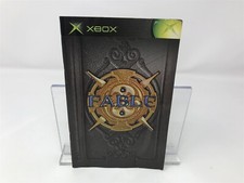 Fable 1 - Microsoft Xbox OG - Instruction Manual ONLY