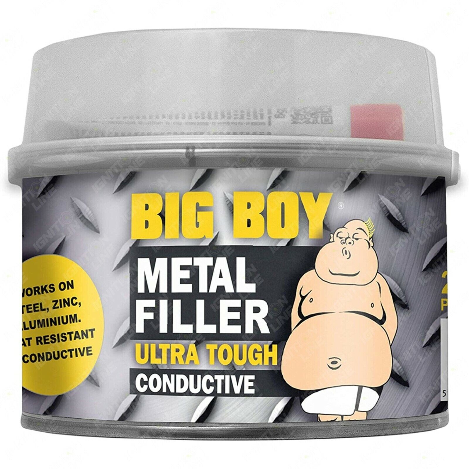 2 x Big Boy Ultra Tough Strong Metal Filler Repair Steel Aluminium & Zinc 250ml