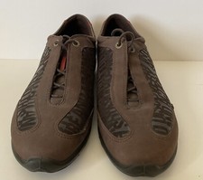 ECCO Casual Lifestyle Suede Brown Lace Up Womens Shoes Size 41 - US 10 1/2