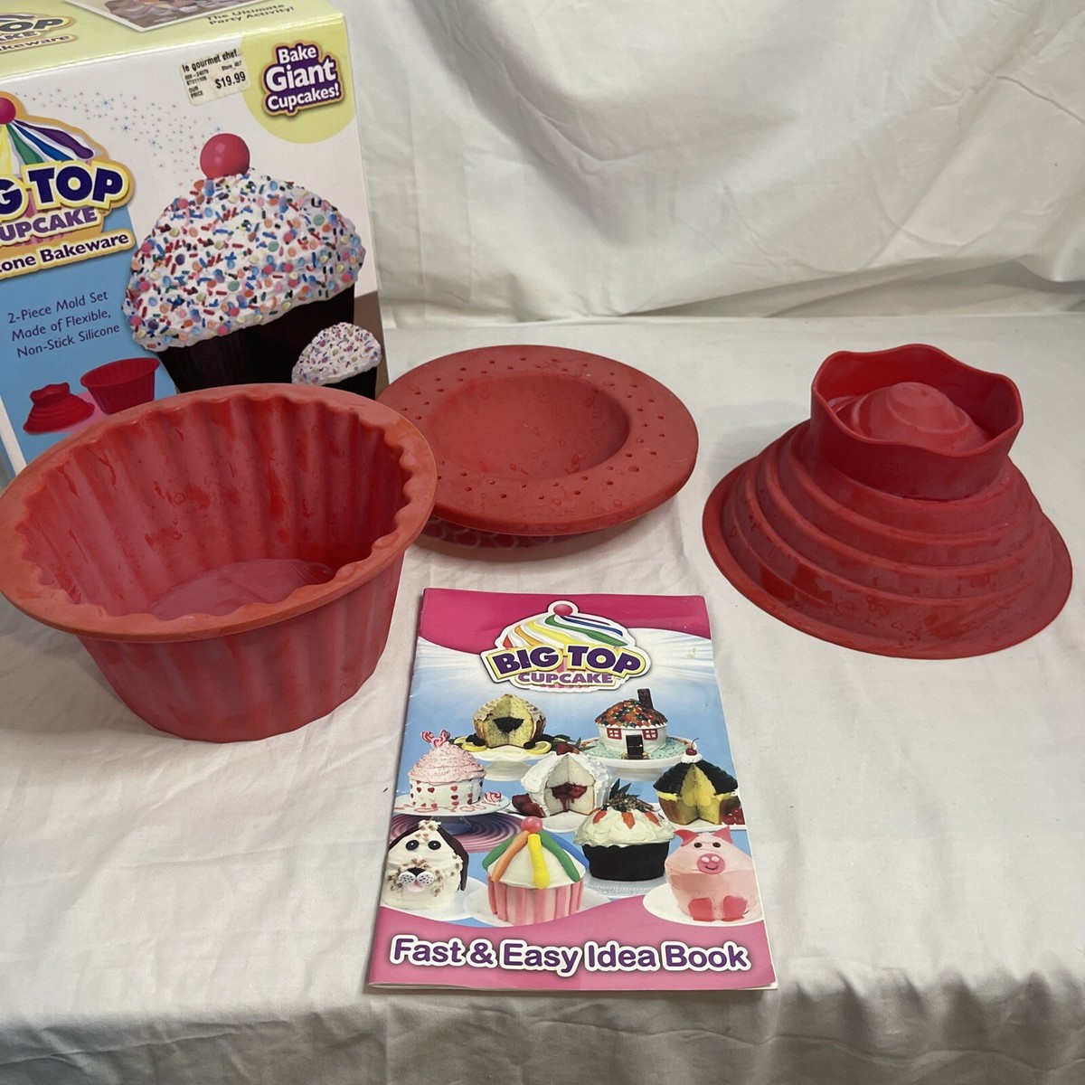mocorosy monster cupcake blouseホワイト Amazon.com: Big Top Cupcake Silicone Bakeware - As Seen On