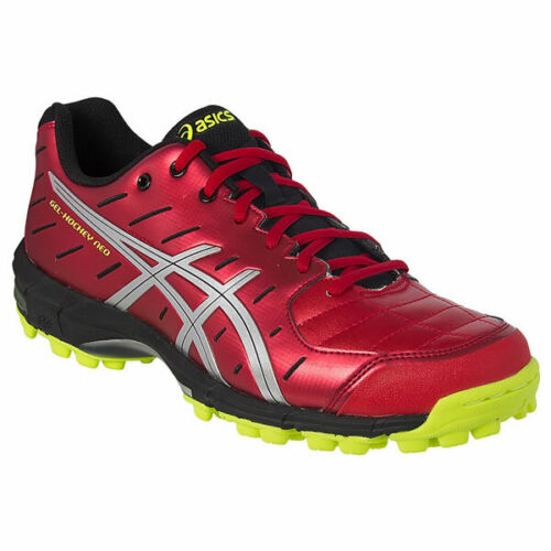ASICS Hockey Shoes Trainers, Mens Gel Neo 3, Fiery Red - Picture 1 of 3