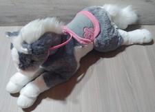 Vintage Toys  R  Us Animal Alley Grey  White Pinto Horse Large 24  Plush Toy 2014