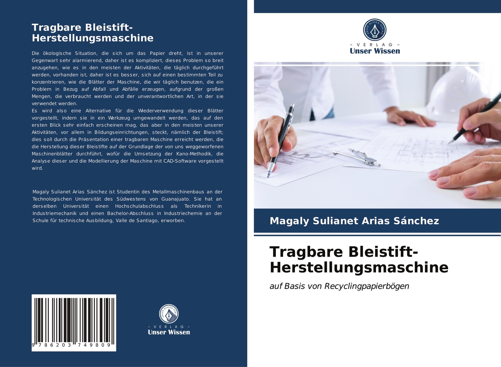 Tragbare Bleistift-herstellungsmaschine | Magaly Sulianet Arias