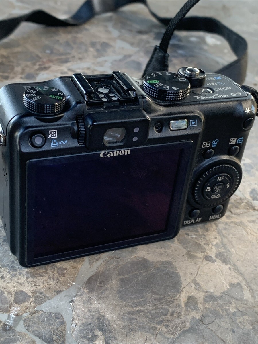 Canon PowerShot G9 12.1 MP Black Compact Digital Camera Canon PowerShot G9 12.1 MP Black Compact Digital Camera