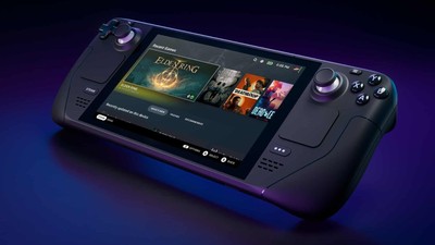 Valve Steam Deck Spielkonsole 512GB OLED - Schwarz