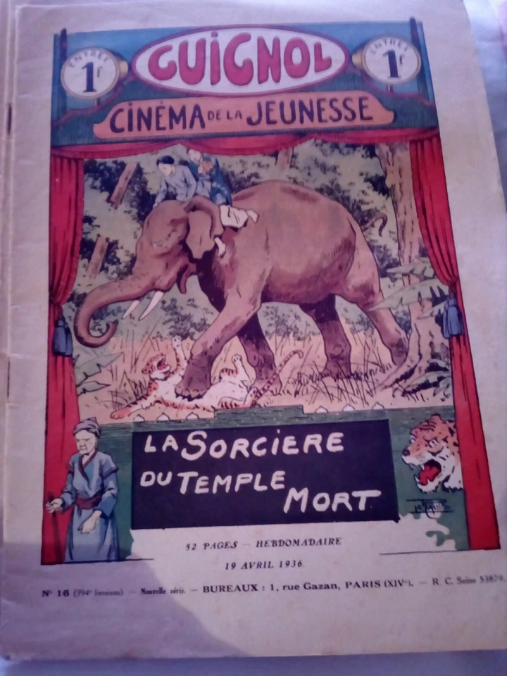 Lot 7 revues Guignol – Cinéma de la Jeunesse 1936 – Illustré – Vintage – Rares - Photo 4/4
