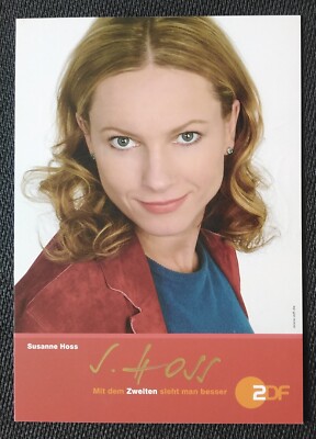 11391 Susanne Hoss ZDF Autogrammkarte original signiert