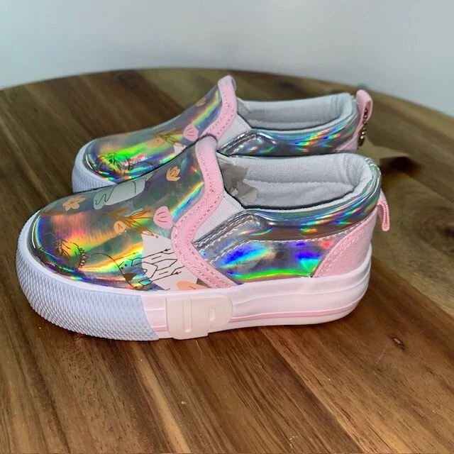 Zapatos sin cordones Ground Up Disney Frozen Elsa para bebé niño pequeño talla 5 nuevos Foto 2 de 4