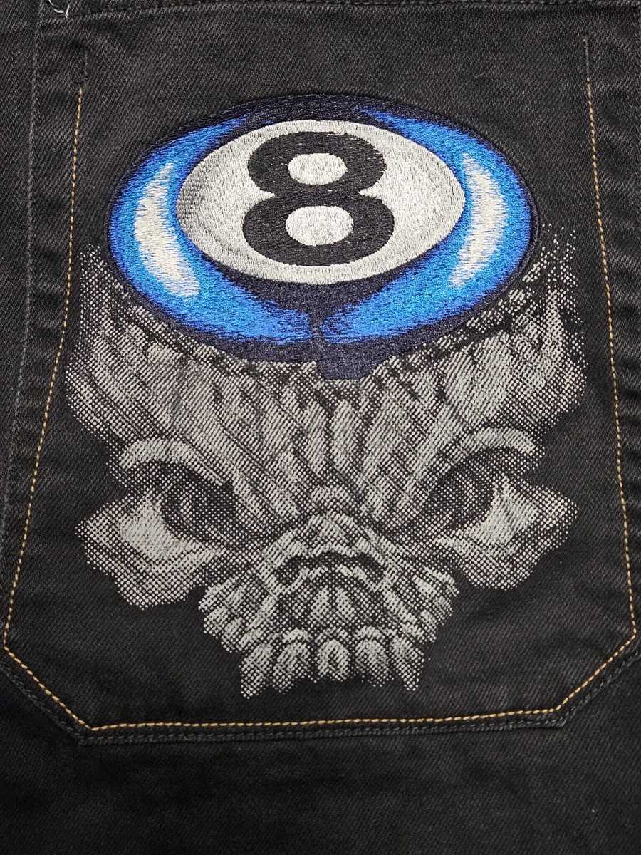 Vintage 90s JNCO Jeans Shorts Baggy Size 32 Blue 8 Ball Vintage 90s JNCO Jeans Shorts Baggy Size 32 Blue 8 Ball