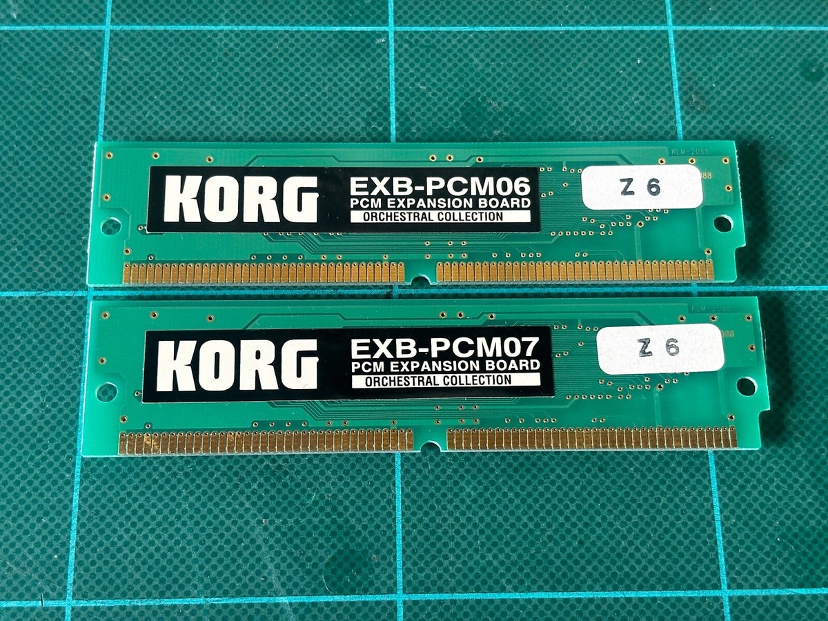 Y@m@ KORG EXB-PCM06 EXB-PCM07 セット Korg EXB-PCM06/07 Orchestral Collection PCM Expansion Board | eBay