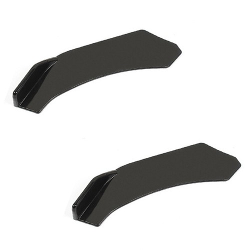 2PCS Black ABS Car SUV Front Bumper Lip Body Spoiler Lower Lip Splitter Diffuser - Picture 10 of 10