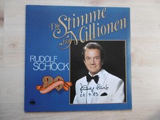 Rudolf Schock Autogramm signed LP-Cover "Die Stimme für Millionen" Vinyl