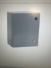 BUD Industries SNB-3737 Series SNB Steel NEMA 4 Sheet Metal Box 15.75" L x 15...