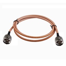 N Type Male to Male RG142 Low Loss Antenna Adapter Coaxial RF Pigtail Cable 30cm
