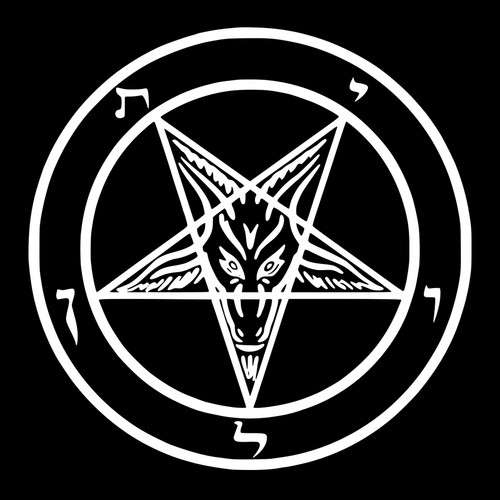 Pentagram Die Cut Vinyl Sticker - Occult Baphomet Car Decal Satanic Satan Skull - Picture 10 of 12