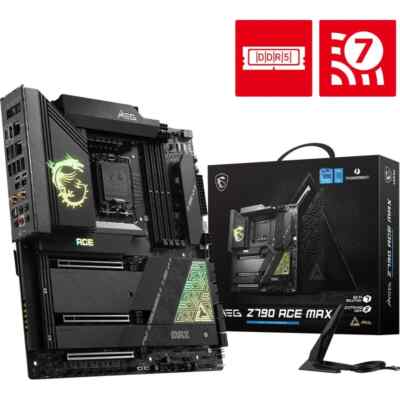 NEW MSI MEG Z790 ACE MAX Motherboard LGA1700 DDR5 E-ATX Free