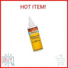 Fiebing's Leathercraft Cement - Leather Glue 4oz - Quick Drying, High Strength