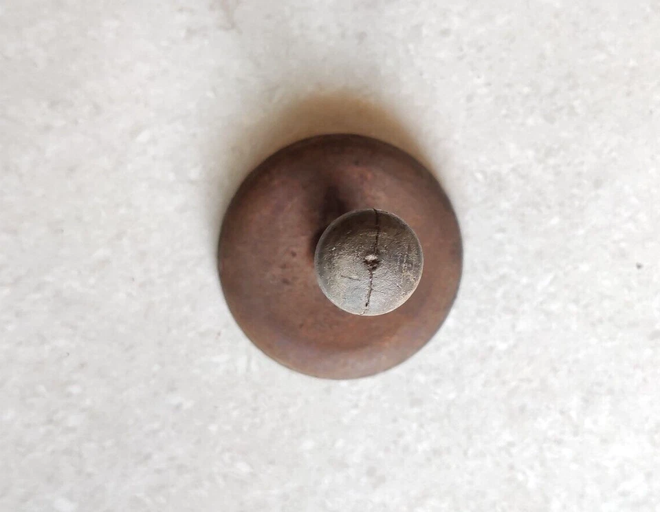 Antik Numerisch & Alphabetisch Holz Eisen Farbe Stempel Siegel Alt Sammler IR39 - Bild 4 von 4