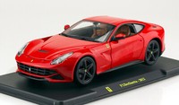 Ferrari F12 Berlinetta 2012 Rot 1:24 Bburago Modellauto Inkl. Vitrine
