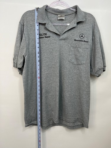 Dipendente Mercedes-Benz Hanes GOLF POLOGray Elite Riparazione Collisioni Uomo Taglia L - Foto 6 di 11