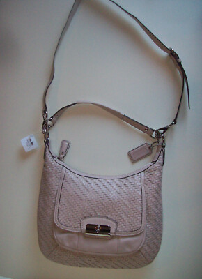 coach woven purse
