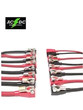 Battery Cable Ends Copper Top Post Terminal Connectors 4 GAUGE THUR 4/0 W/ BOOTS