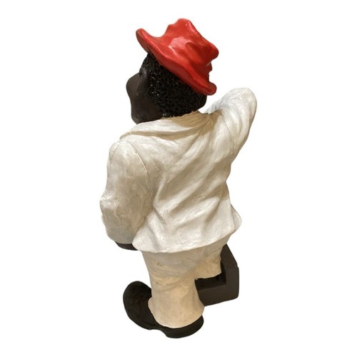 Vintage Collectible Figurine - Smiling Entertainer Wine Bottle Holder - Picture 5 of 14