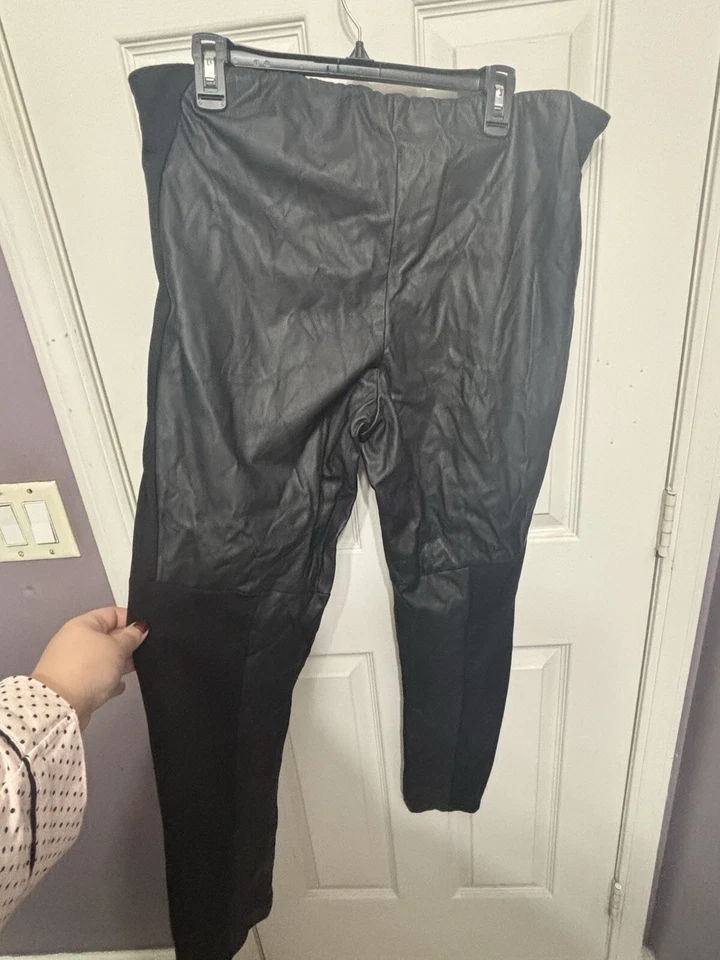 ASOS 曲线人造皮革打底裤 16 码 — 第 4/4 张图片