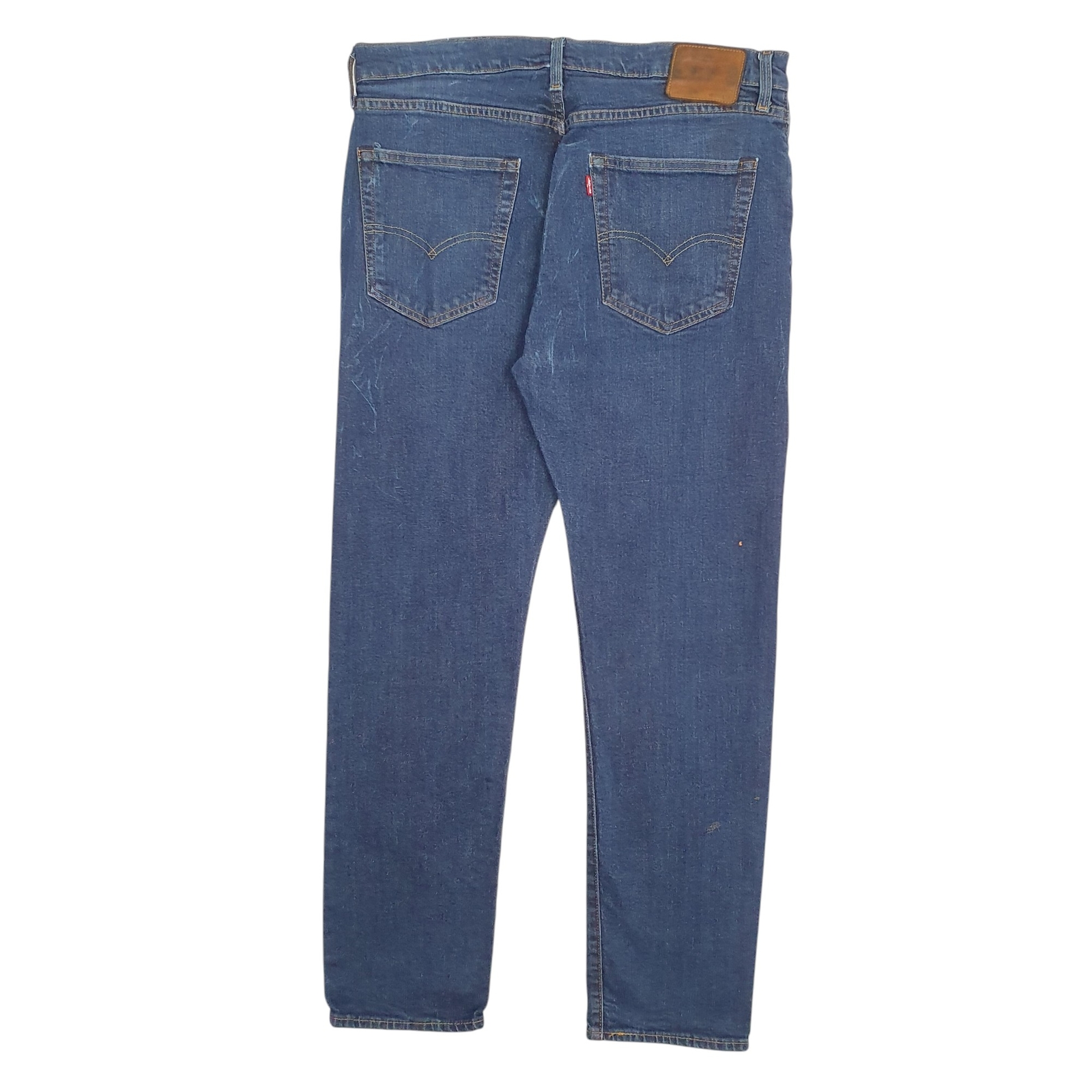 LEVIS 502 Jeans Regular Taper Fit Blue Denim Trousers Mens W36 L32 image 3