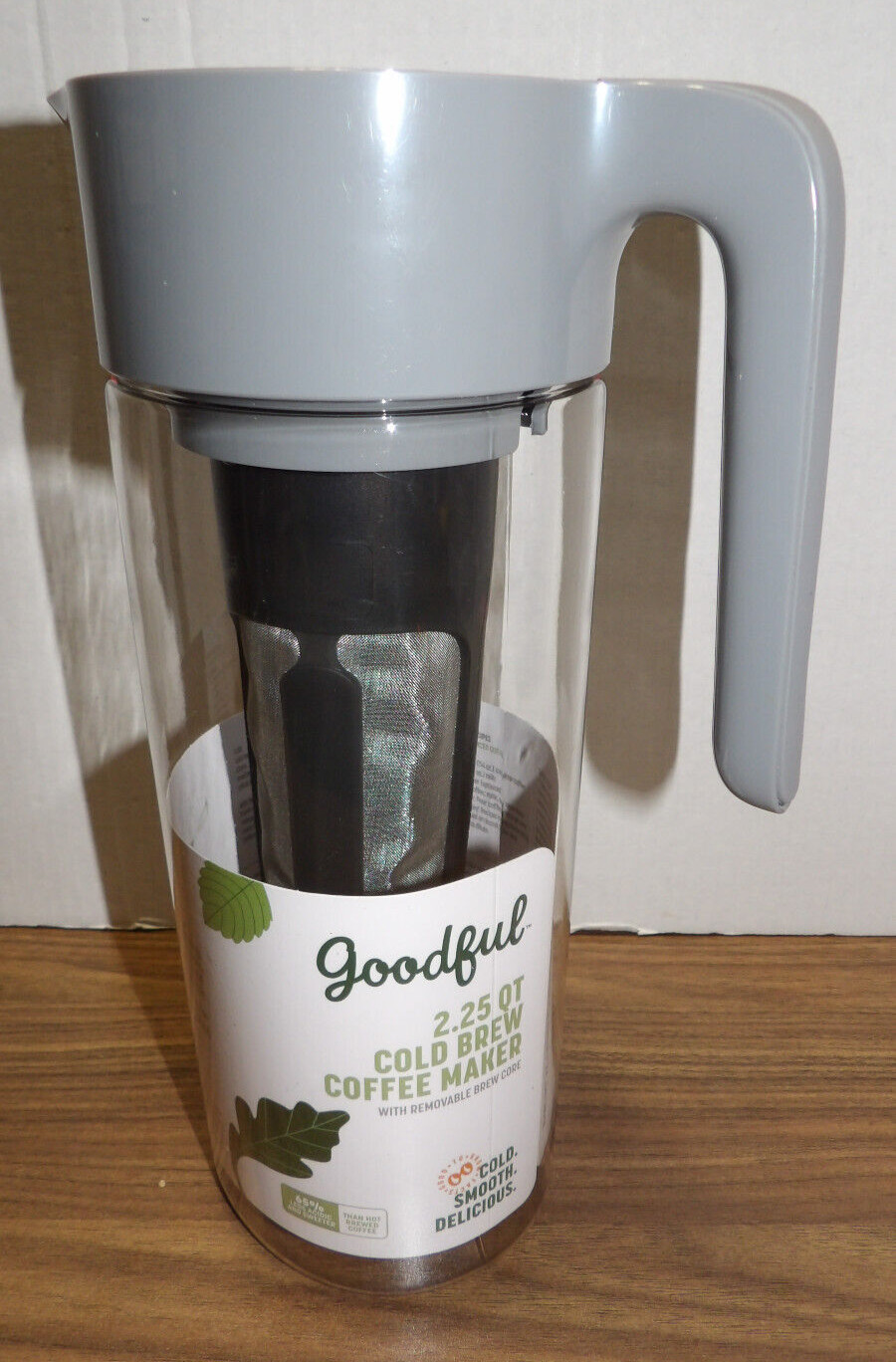 Pitcher 2.25 Quart Goodful Cold Brew Coffee Pitcher 72 Oz