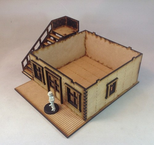 Undertaker 28mm Terrain Western Tombstone Desperado Legends Knuckleduster MDF - Picture 5 of 8