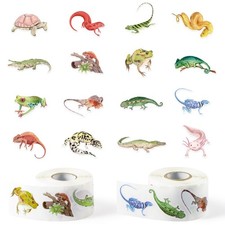 W1cwey Relistic Reptile Animal Sticker - 1000pcs Cute