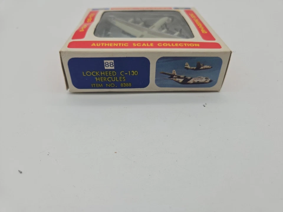 vintage bachmann mini planes #88 lockheed c-130 hercules plastic plane in box - Image 3 of 4