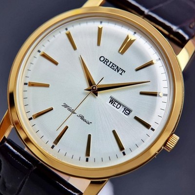 Orient Bambino Quartz FUG1R001W6 Watch Classic Timepiece Dome Crystal