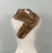 Vintage Mink Fur Collar - Luxury Accessory - Winter Wedding - Elegant Collar