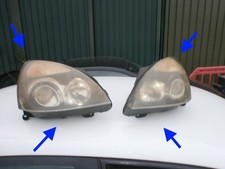 RENAULT CLIO 172 182 RS XENON GENUINE LEFT RIGHT HEADLIGHT  BALLAST BULB X2 OEM